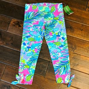 Lilly Pulitzer Girls Maia Leggings size L NWT